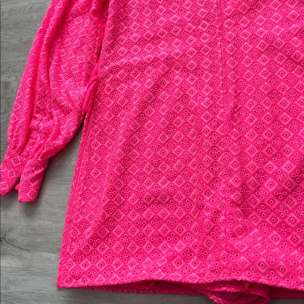 Lilly Pulitzer Aisha Romper Dress Pink NWT Womens 6 Resort Summer Beach Vacation - Picture 14 of 16